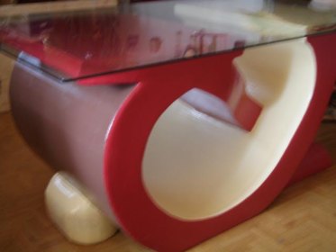  table en carton trois "D" Boucle