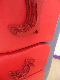 Chiffonnier "Botte" d&eacute;tail