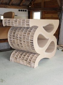 structure de la table Chantilly en carton
